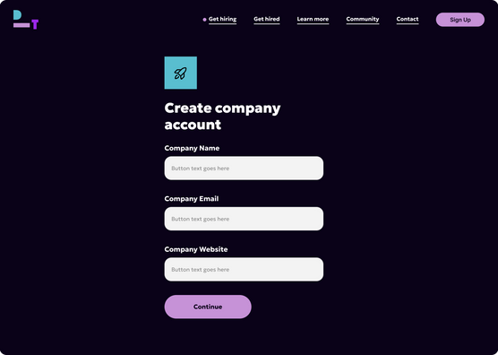 DiverseTalent Redesign - Concept A